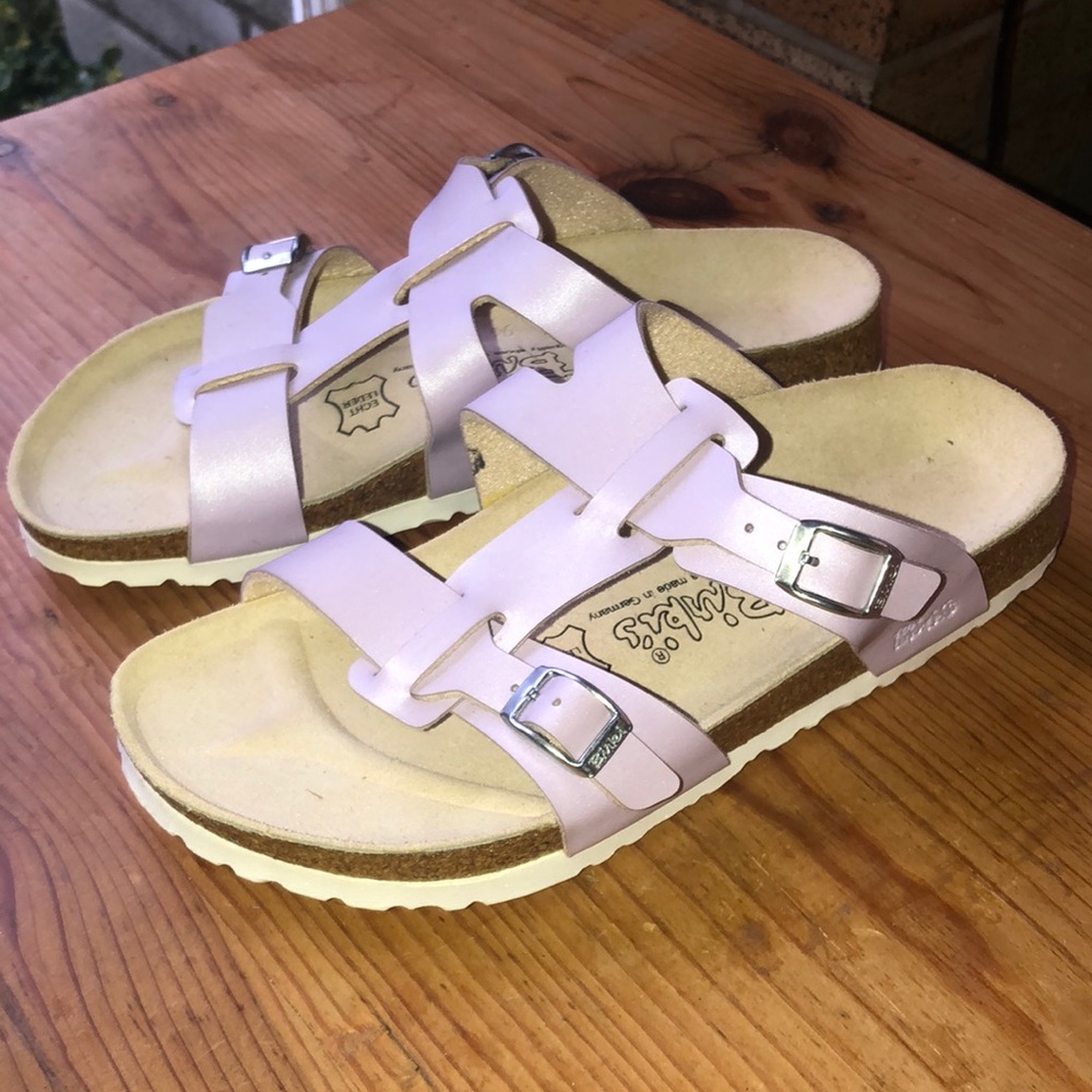 Lavender Birki’s NWOB Size 38 Narrow Leather